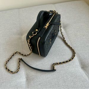 Leather Medicine Box Crossbody Bag